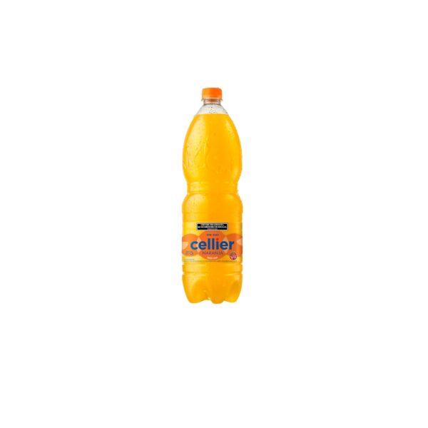 Agua Saborizada Cellier Naranja 1.5lt