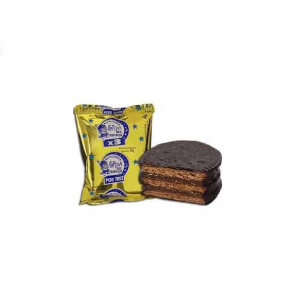 Alfajor Capitan del Espacio Negro Triple 80gr