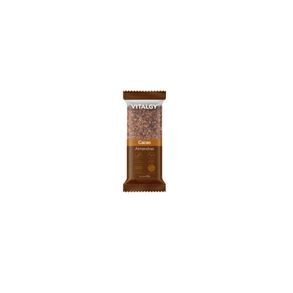 Barrita de Cereal Vitalgy Cacao Almendras 40gr