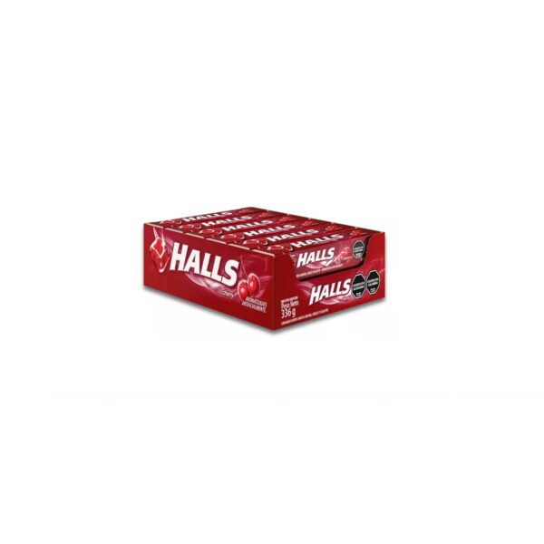 Caramelos Halls Cherry caja x 12u