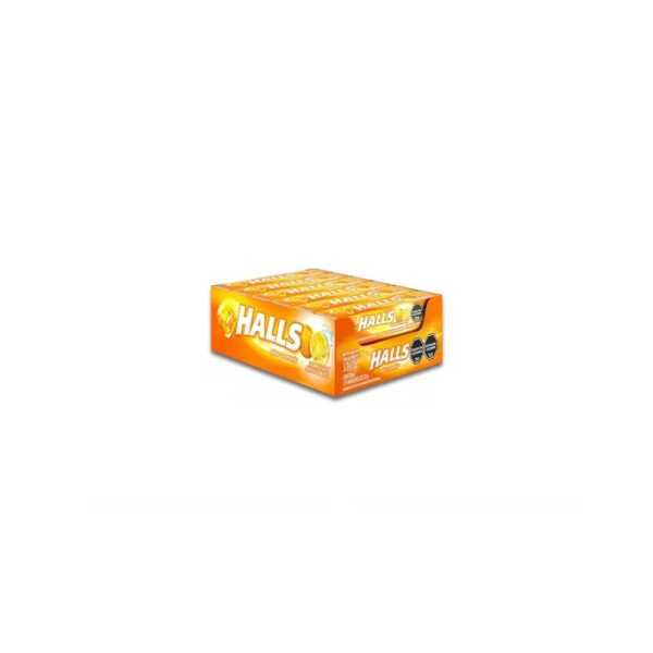 Caramelos Halls Naranja VIta C x 12u