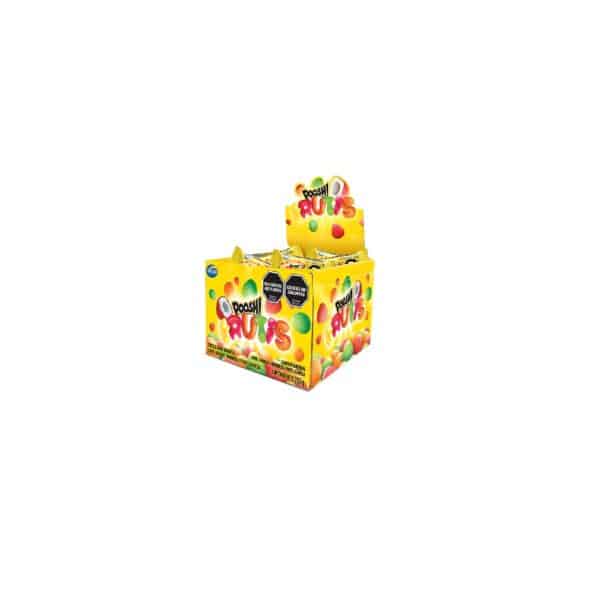 Chicle Globo Poosh Frutis CAJA 202gr