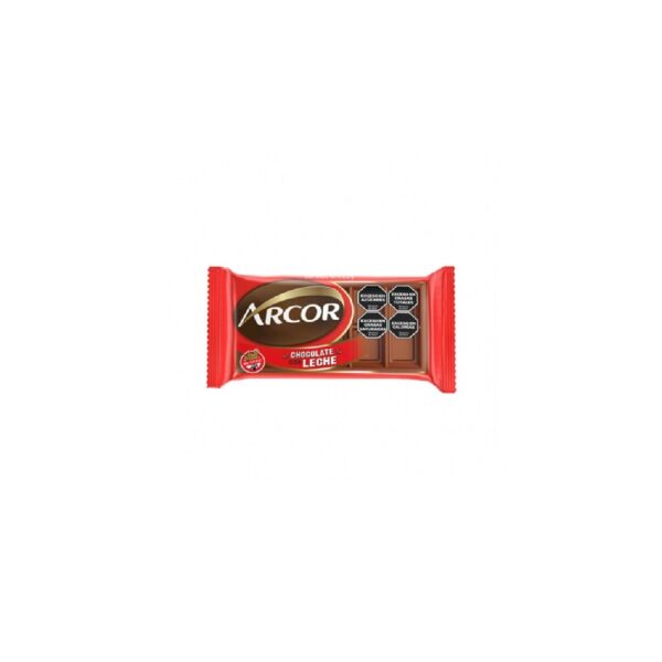 Chocolate Arcor Con Leche 25gr CAJA 30 Unidades