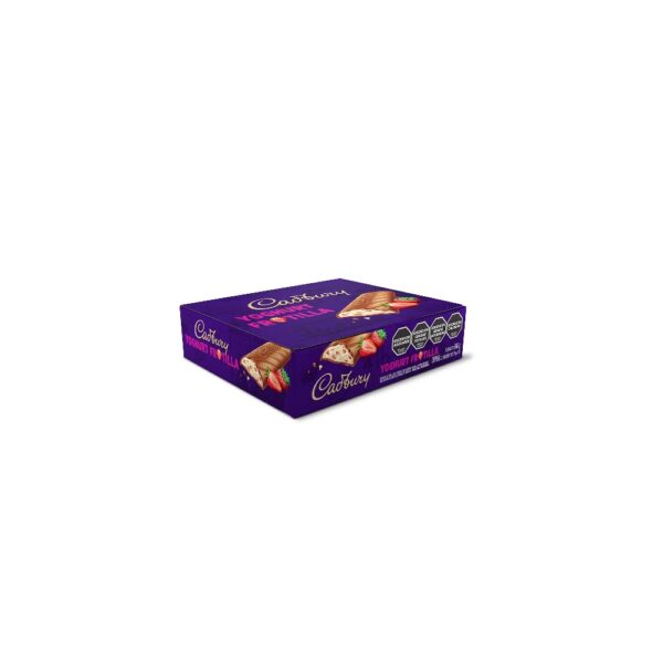 Chocolate Cadbury Yoghurt Frutilla 29gr CAJA 12 Unidades