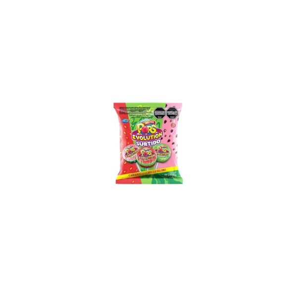 Chupetines Mister Pops Evolution Surtido 423gr BOLSA 24 Unidades