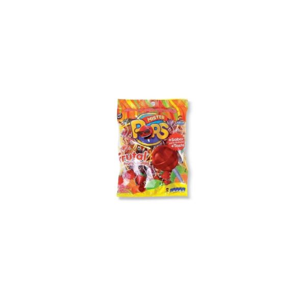 Chupetines Mister Pops Frutal 625gr BOLSA 50 Unidades