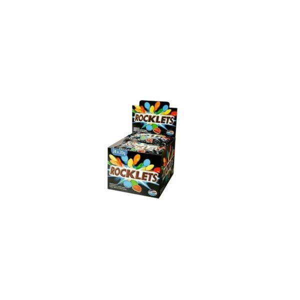 Confites Chocolate Rocklets Chico 20gr CAJA 24 Unidades