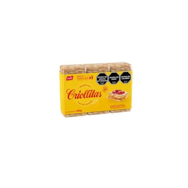 Galletas Criollitas Pack Familiar 300gr