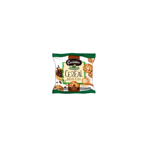 Galletitas Coronitas Cereal con Avena y Chips 140gr