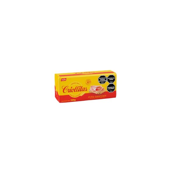 Galletitas Criollitas Mas Grandes 169gr