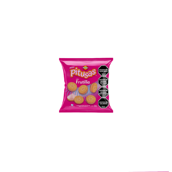 Galletitas Pitusas Sabor Frutilla 160gr