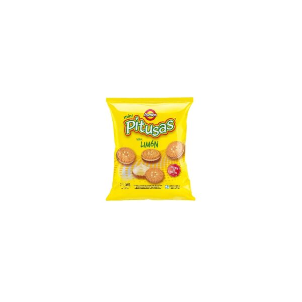 Galletitas Pitusas Sabor Limon 160gr CAJA 30 unidades