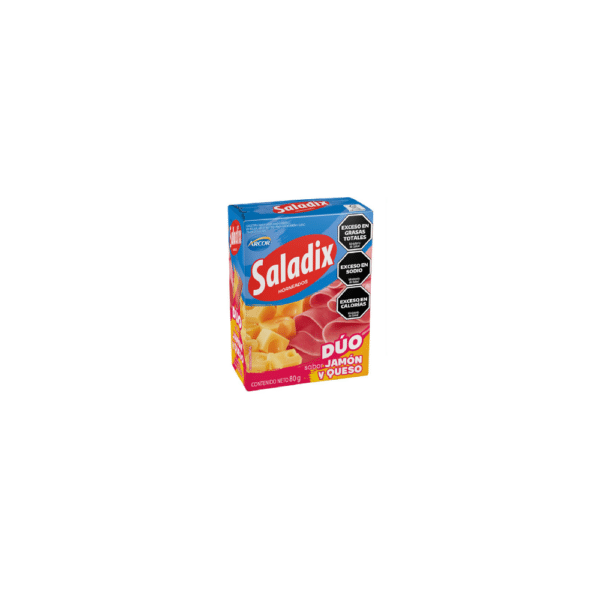 Galletitas Saladix Duo Jamon y Queso 100gr CAJA 36 Unidades