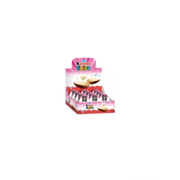 Huevo Kinder Sorpresa Rosa 20gr CAJA 12 Unidades