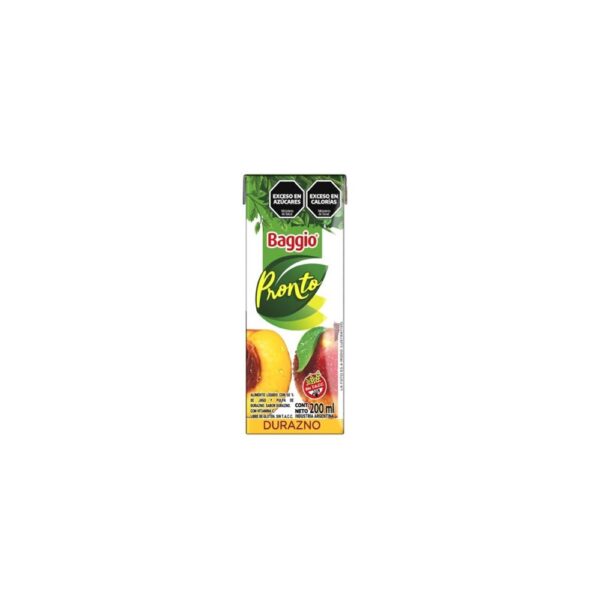 Jugo Baggio Pronto Durazno 200ml