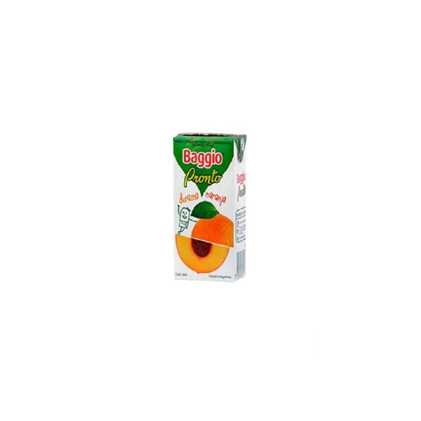 Jugo Baggio Pronto Durazno Naranja 200ml