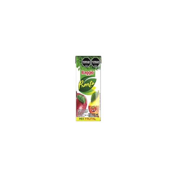 Jugo Baggio Pronto Mix Frutal 200ml