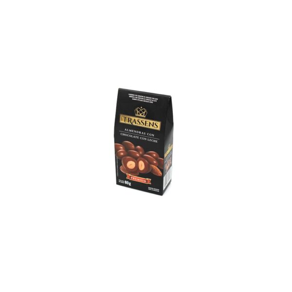 Mani Cubierto de Chocolate Trassens 80gr Semi Amargo